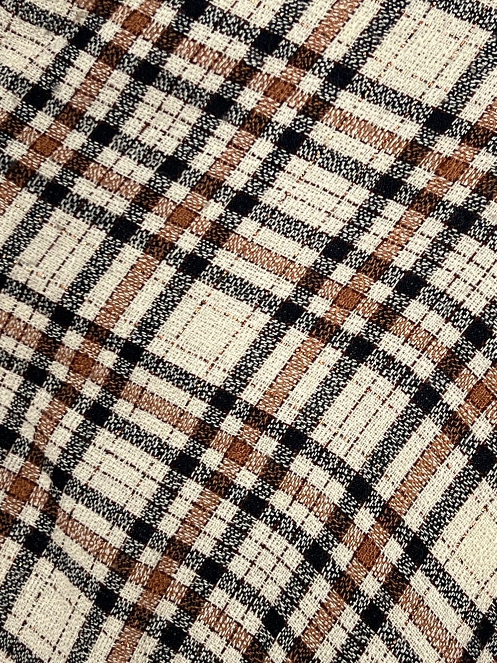 Veronica Beard Murphy Plaid Ruched Asymmetrical Mini Skirt Size 4 - Picture 6 of 9